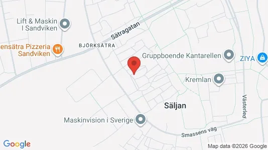 Apartments for rent i Sandviken - kort over placeringen