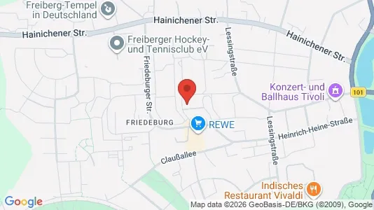 Apartments for rent i Central Saxony - kort over placeringen