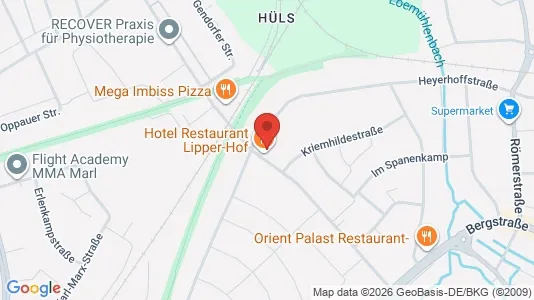 Apartments for rent i Recklinghausen - kort over placeringen