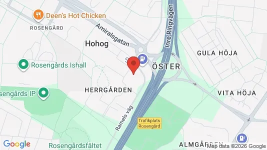 Apartments for rent i Rosengård - kort over placeringen