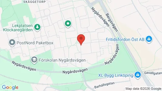Apartments for rent i Linköping - kort over placeringen