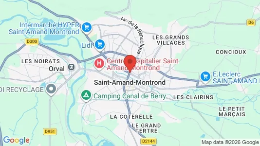 Apartments for rent in Saint-Amand-Montrond - Photo from Google Street View