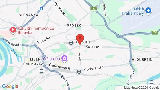 Apartments for rent in Praha 9 - Photo from Google Street View