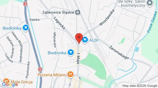 Apartments for rent i Ząbkowicki - kort over placeringen