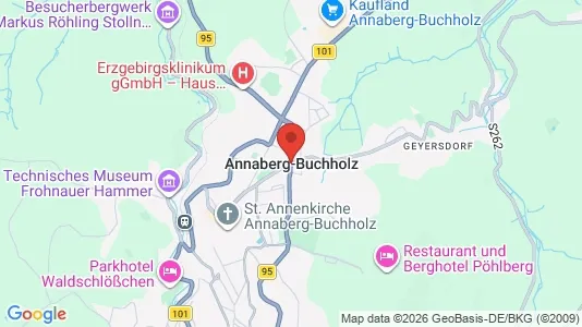 Houses for rent i Erzgebirgskreis - kort over placeringen