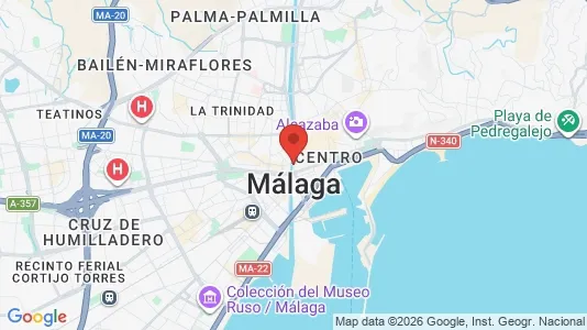 Rooms for rent in Málaga - Photo from Google Street View