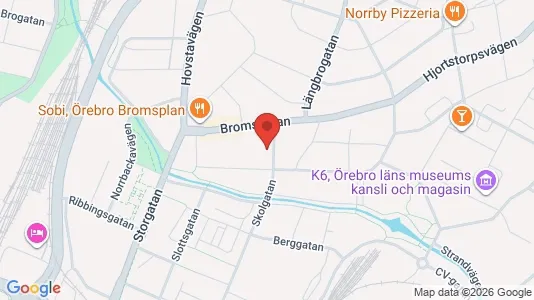 Apartments for rent i Örebro - kort over placeringen