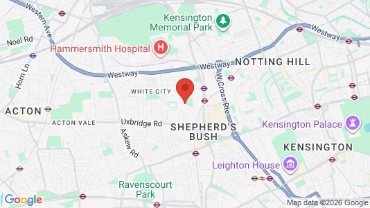 Apartments for rent i London W12 - kort over placeringen