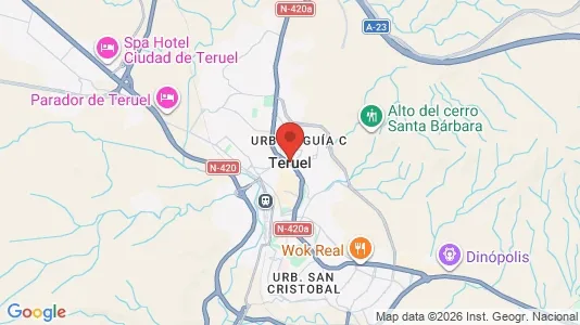 Apartments for rent in Teruel - Photo from Google Street View