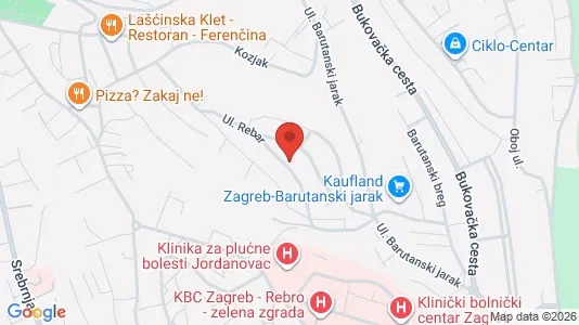 Apartments for rent i Sljeme (Medvednica-Tomislavac) - kort over placeringen