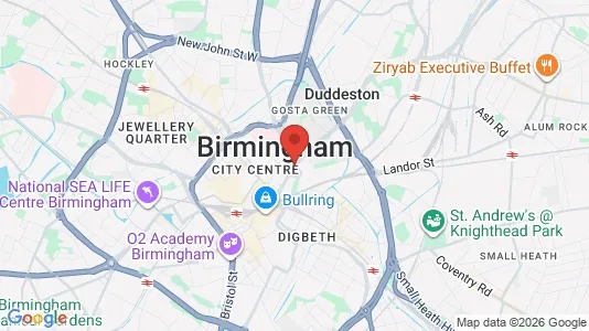 Apartments for rent in Birmingham - West Midlands - Photo from Google Street View