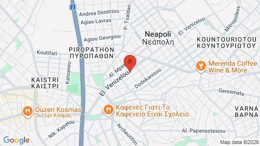 Apartments for rent i Neapoli-Sykies - kort over placeringen