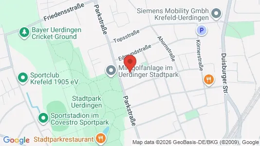 Apartments for rent i Krefeld - kort over placeringen