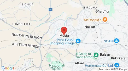 Apartments for rent i Il-Mosta - kort over placeringen