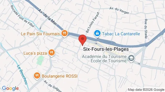Apartments for rent i Limoges - kort over placeringen