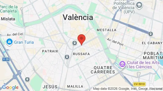Rooms for rent in Valencia L'Eixample - Photo from Google Street View