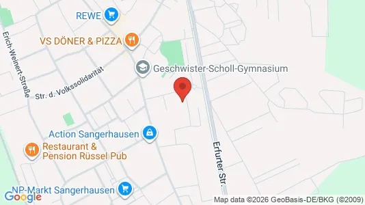 Apartments for rent i Mansfeld-Südharz - kort over placeringen
