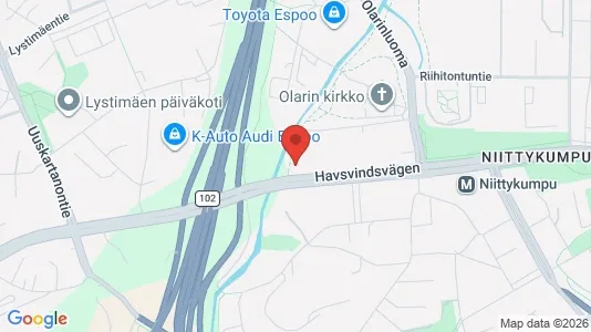 Apartments for rent i Espoo - kort over placeringen