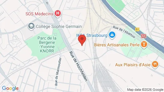 Apartments for rent i Vesoul - kort over placeringen