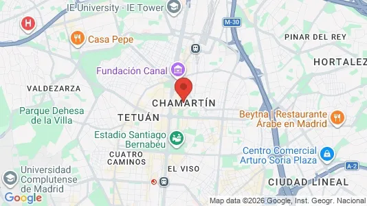 Rooms for rent in Madrid Chamartín - Photo from Google Street View