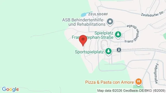 Apartments for rent i Gera - kort over placeringen