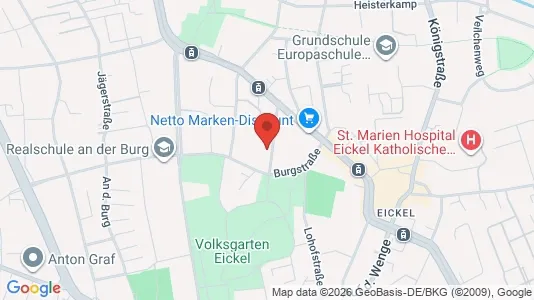 Apartments for rent i Herne - kort over placeringen