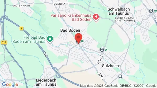 Apartments for rent i Main-Taunus-Kreis - kort over placeringen