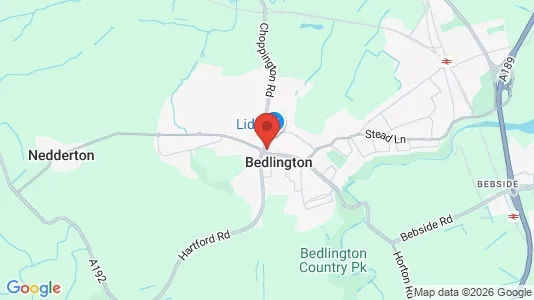 Houses for rent i Bedlington - Northumberland - kort over placeringen