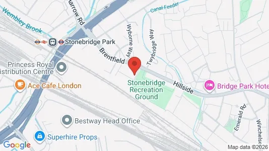 Rooms for rent i London NW9 - kort over placeringen