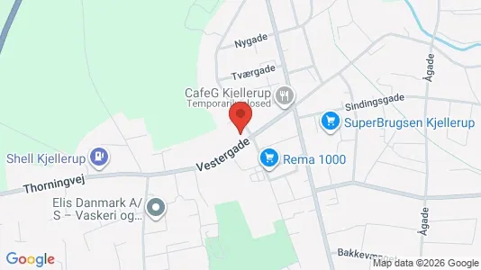 Apartments for rent i Kjellerup - kort over placeringen