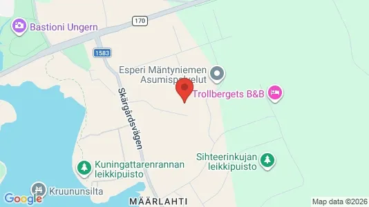 Apartments for rent i Loviisa - kort over placeringen