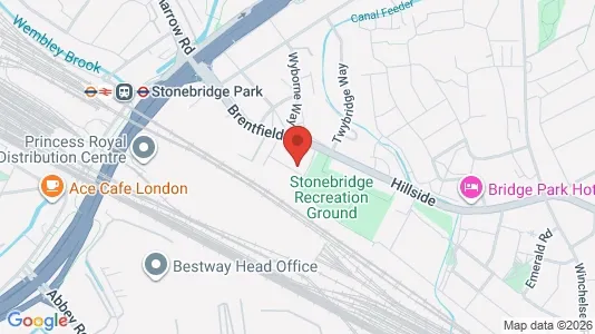 Rooms for rent i London E14 - kort over placeringen