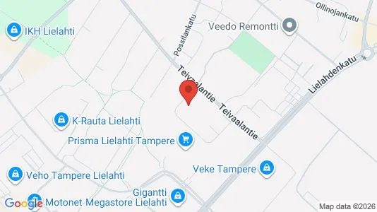 Apartments for rent i Tampere Keskinen - kort over placeringen