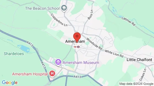 Houses for rent i Amersham - Buckinghamshire - kort over placeringen
