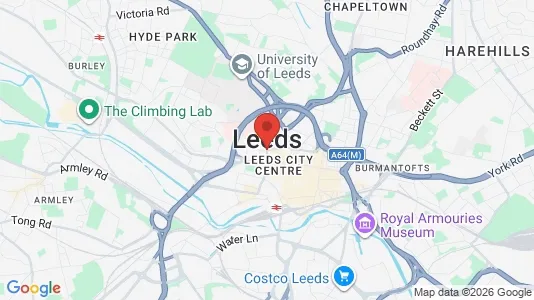 Apartments for rent i Leeds - West Yorkshire - kort over placeringen