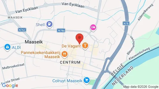 Apartments for rent i Maaseik - kort over placeringen