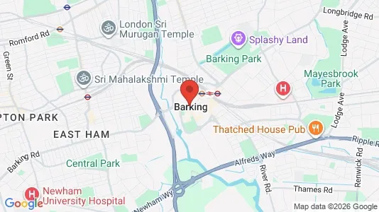 Apartments for rent i Barking - Essex - kort over placeringen