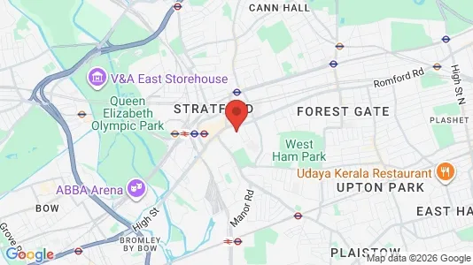 Apartments for rent i London E15 - kort over placeringen