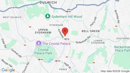 Apartments for rent i London SE26 - kort over placeringen