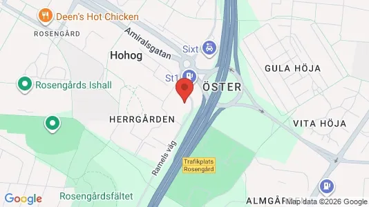 Apartments for rent i Rosengård - kort over placeringen