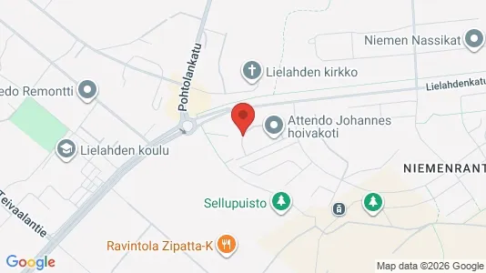 Apartments for rent i Tampere Luoteinen - kort over placeringen
