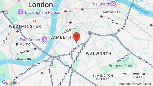 Apartments for rent i London SE11 - kort over placeringen