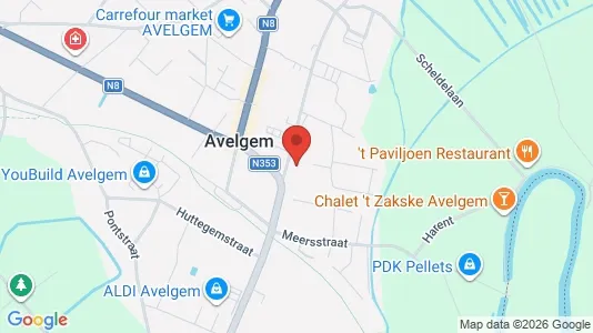 Apartments for rent i Avelgem - kort over placeringen