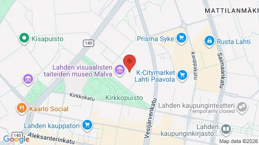 Apartments for rent i Lahti - kort over placeringen