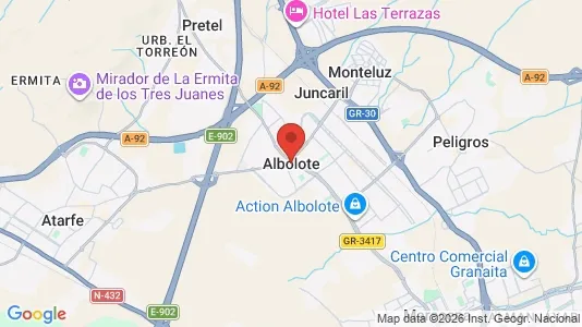 Apartments for rent in Albolote - Photo from Google Street View