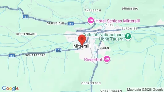 Apartments for rent i Mittersill - kort over placeringen