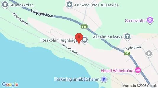 Apartments for rent i Vilhelmina - kort over placeringen