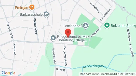 Apartments for rent i Warendorf - kort over placeringen