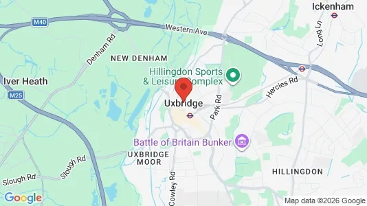 Apartments for rent i Uxbridge - Middlesex - kort over placeringen