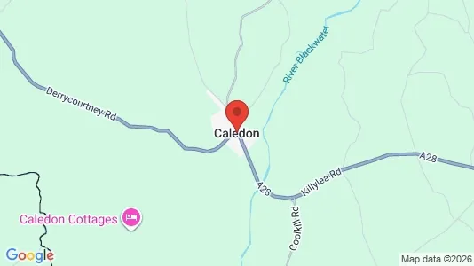 Apartments for rent i Caledon - County Tyrone - kort over placeringen
